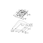 Встраиваемая газовая варочная панель Kuche GGH 320 WF