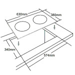 Настольная плита Ginzzu HCI-243