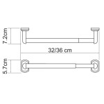Держатель бумажных полотенец WasserKraft Oder K-3091