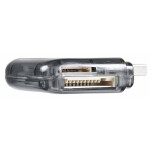 Устройство чтения карт памяти USB2.0 Buro BU-CR-110 черный