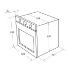 Встраиваемый электрический духовой шкаф Maunfeld EOEM.769S1