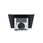 Каминная вытяжка Maunfeld Gloria 60 нержавеющая сталь/черное стекло