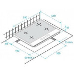 Встраиваемая газовая варочная панель Beko HIAG64223B