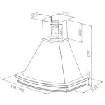 Каминная вытяжка Faber Trendy WB A60 C/F (110.0338.674)