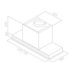 Встраиваемая вытяжка Elica Hidden IX/A/60