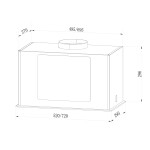 Встраиваемая вытяжка Lex GS Bloc GS 900 White