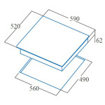 Встраиваемая индукционная варочная панель Cata IBG 6303