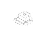 Встраиваемая вытяжка Jetair Aurora LX/CR/F/50