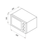 Мини-печь Maunfeld Cemoa.456.B