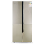 Холодильник Ginzzu NFK-500 стекло шампань