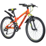 Велосипед Novatrack 24AHV.TORNADO.13RD20 красный