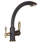 Смеситель для кухни Milacio Gracia шварц (F6500.301)