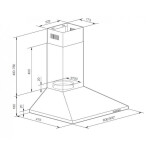 Каминная вытяжка Graude DHP 60.0 W