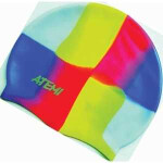 Шапочка для плавания Atemi MC204, мультиколор, силикон