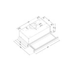 Встраиваемая вытяжка EVELUX Tel 60 W