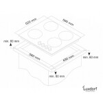 Встраиваемая газовая варочная панель LuxDorf H60V41M551