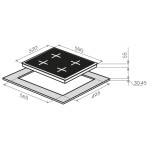 Встраиваемая индукционная варочная панель Maunfeld EVI.594.FL2-BK