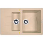 Кухонная мойка Zigmund & Shtain Rechteck 775.2 топленое молоко