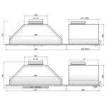Встраиваемая вытяжка Elikor 52П-400-П3Д черный/черный