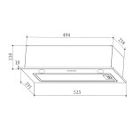Встраиваемая вытяжка Weissgauff Fiona 60 X