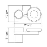 Держатель стакана и мыльницы WasserKraft Berkel K-6826