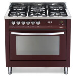 Газовая плита Lofra PRG 96 GVT бордовый
