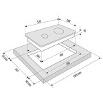 Встраиваемая индукционная варочная панель Krona Vento 30 BL