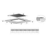 Встраиваемая электрическая варочная панель Weissgauff HV 641 BS