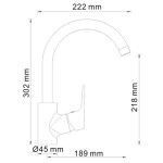 Смеситель для кухонной мойки WasserKraft Lippe 4507 хром