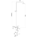 Душевая система Timo Beverly SX 1060 Chrome