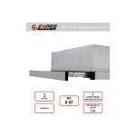 Встраиваемая вытяжка Exiteq EX-1076