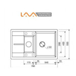 Кухонная мойка Lava D.4 DUNE