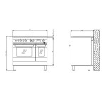 Комбинированная плита Lofra PRD96MFTE/AEO