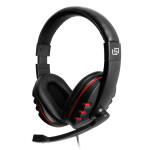 Гарнитура Oklick HS-L380G Abbadon черный/красный