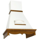 Каминная вытяжка Elikor Бельведер 60П-650-П3Д бежевый/бук/орех