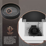 Каминная вытяжка Weissgauff Sigma 50 PB WH