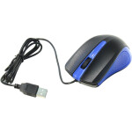 Мышь Oklick 225M USB черный/синий