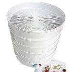 Сушилка для овощей Ветерок ЭСОФ-0.5/220 5 поддонов повышенная производительность белый