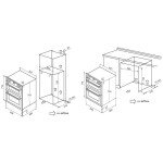 Встраиваемый электрический духовой шкаф Krona Arte 60 BL