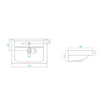 Раковина Santek Тигода-55 мини (1WH302127)