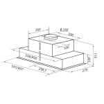 Встраиваемая вытяжка Maunfeld Fantasy Light 60 черный