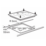 Встраиваемая индукционная варочная панель Zanussi ZEI 5680 FB