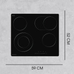 Встраиваемая электрическая варочная панель Zigmund & Shtain CN 43.6 B