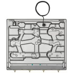 Встраиваемая газовая варочная панель Smeg SRV864POGH