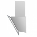 Каминная вытяжка Maunfeld Mersey 90 нержавеющая сталь/белое стекло