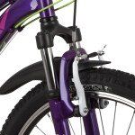 Велосипед Novatrack 24SH18V.VALIANT.12VL22 фиолетовый