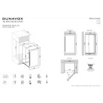 Встраиваемый винный шкаф Dunavox DAVS-72.185DB (new 2021)