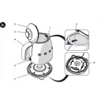 Чайник электрический Smeg KLF05WHEU