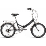 Велосипед Forward Asenal 20 2.0 черный/зеленый 2022 г 14" RBK22FW20533