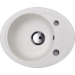 Кухонная мойка Kuppersberg Capri 1B1D S white alabaster